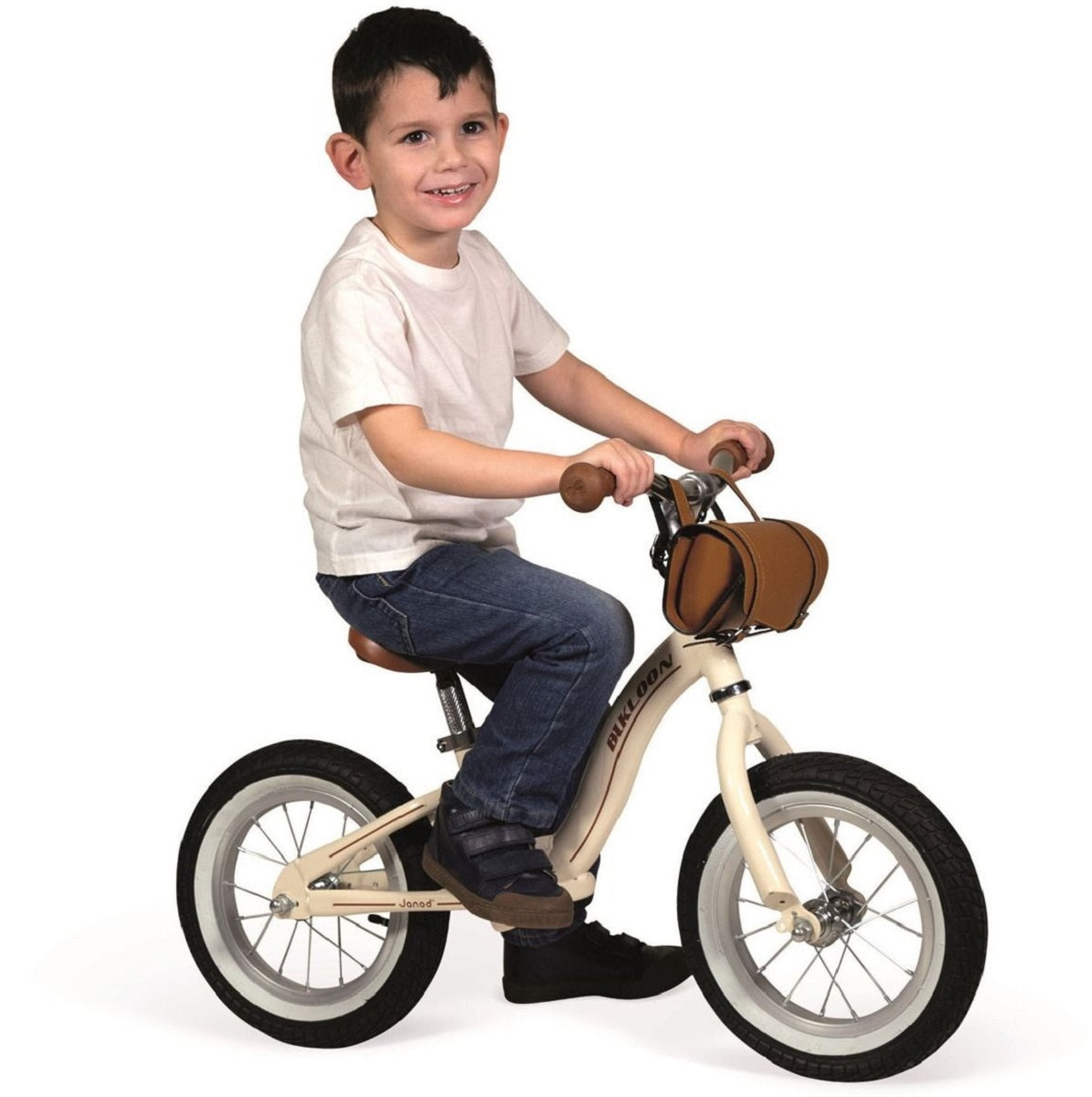 Vintage Metal Balance Bike - Beige