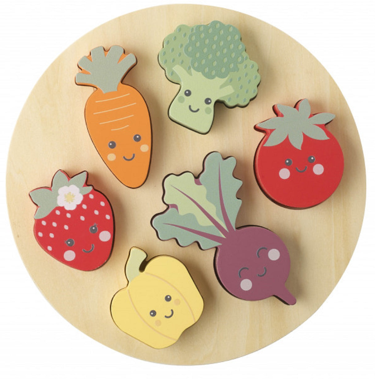 Happy Veggies Puzzle