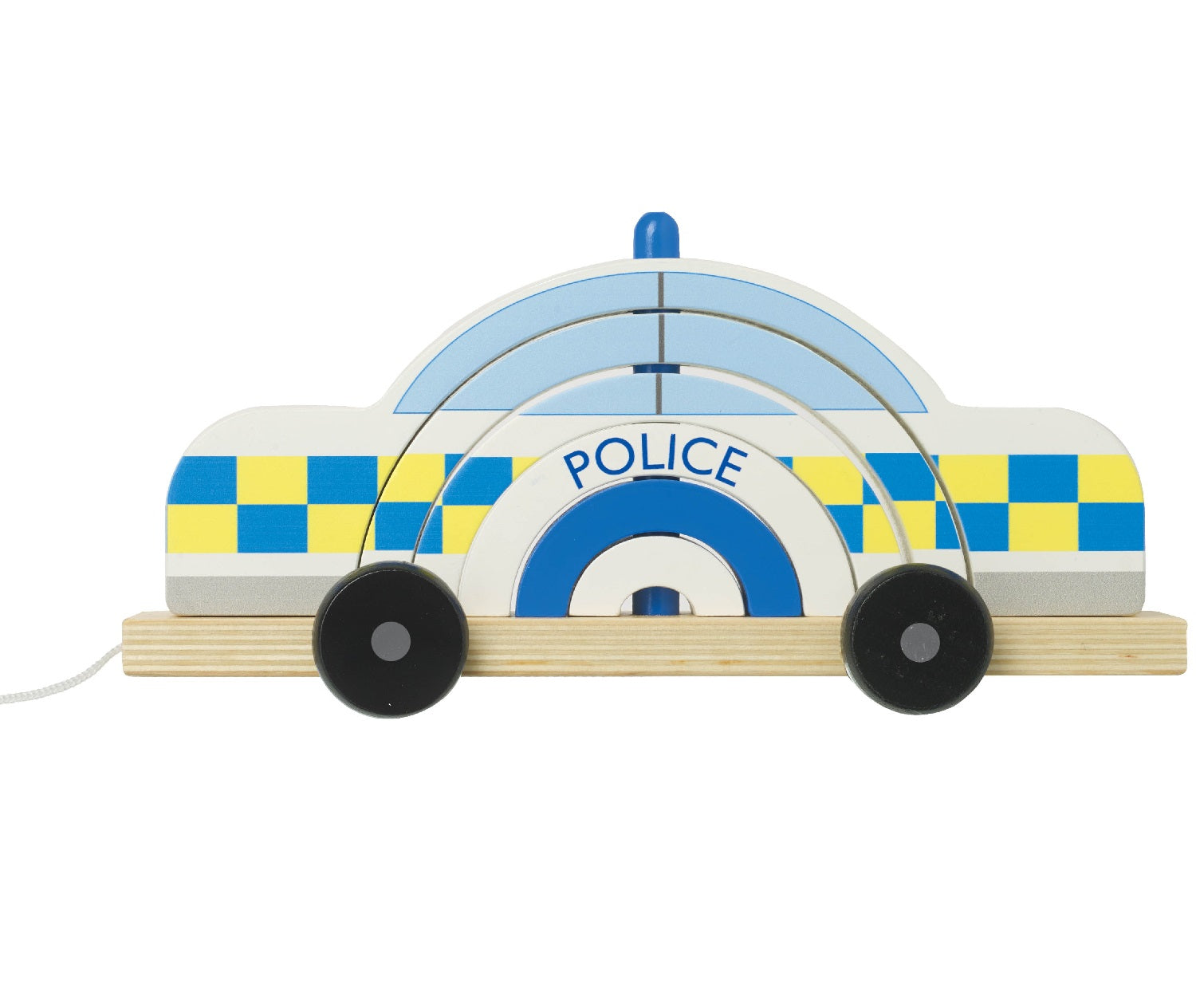 Pull Along Stacking Police Car
