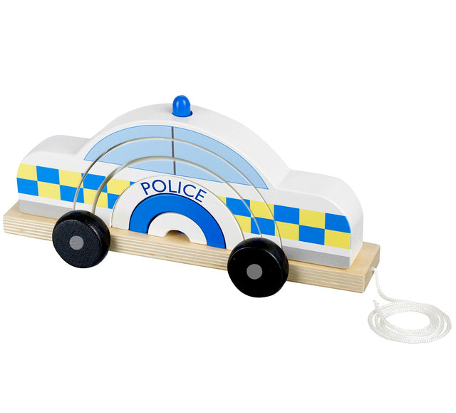 Pull Along Stacking Police Car