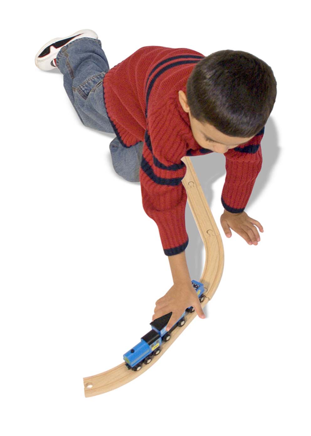 Melissa and Doug Wooden Railway Set