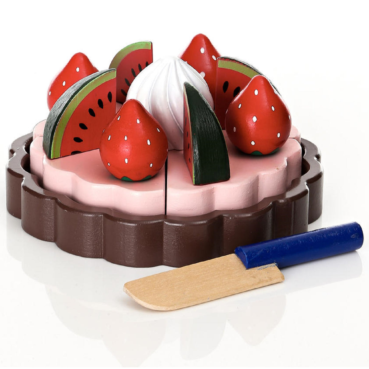 Melon and Strawberry Cake