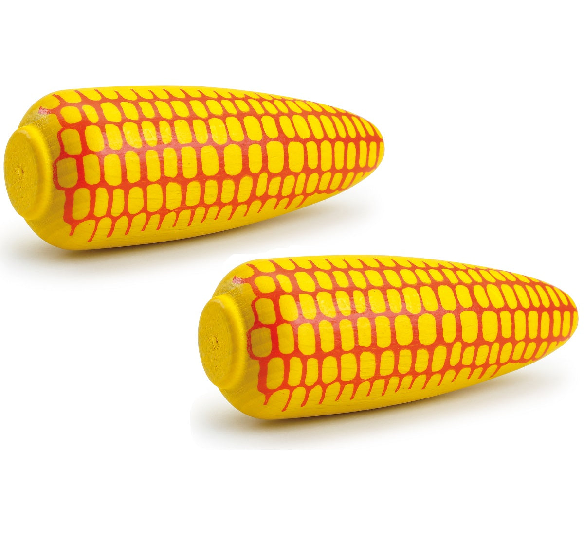 2 x Wooden Corn On The Cob