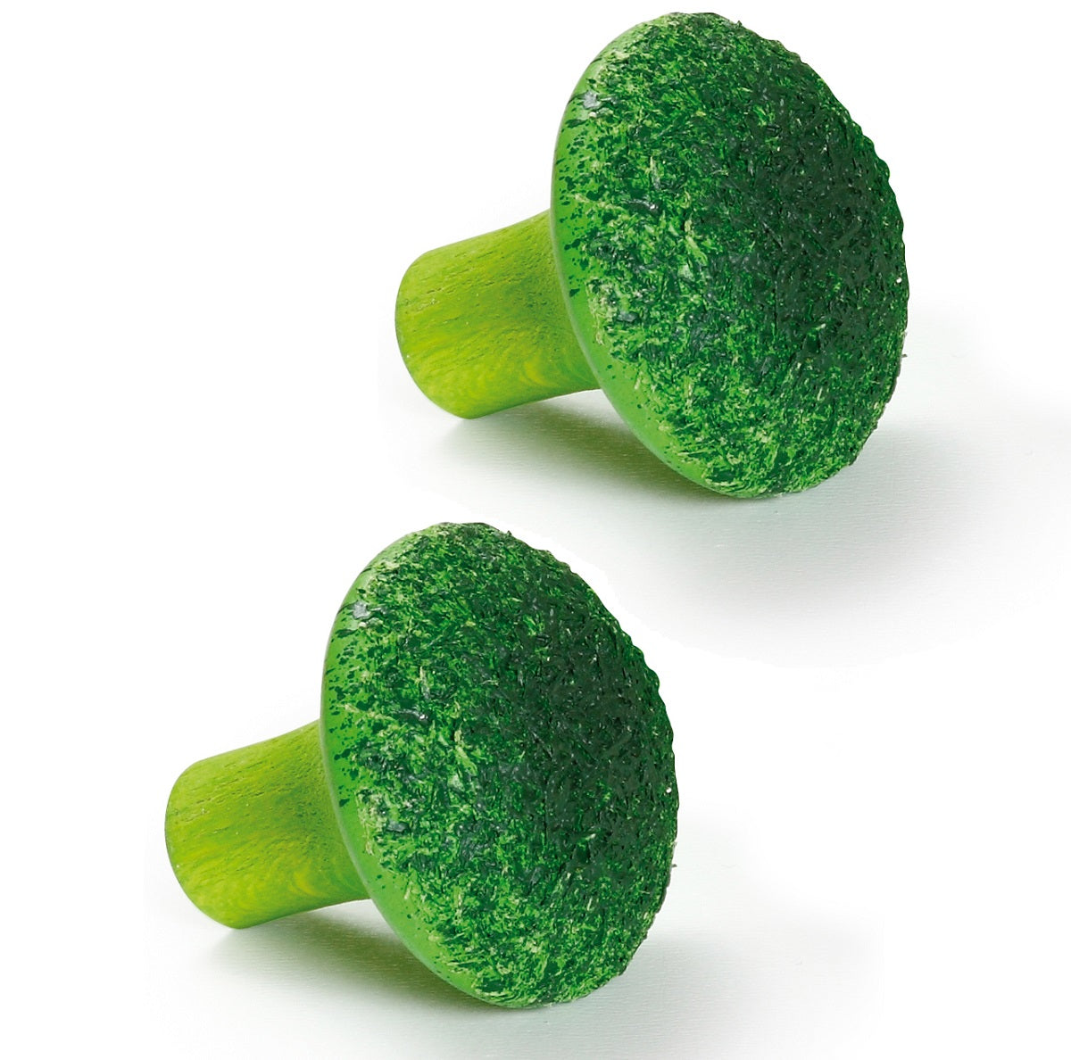 2 x Wooden Broccoli Florets