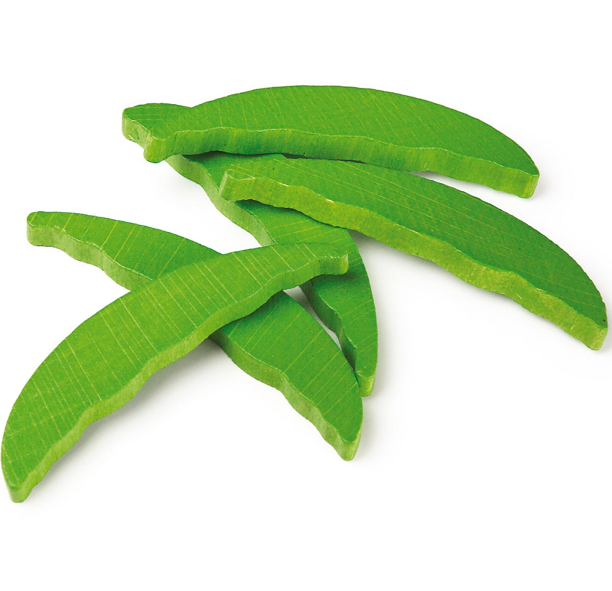 Set of 5 Wooden Pea Pods