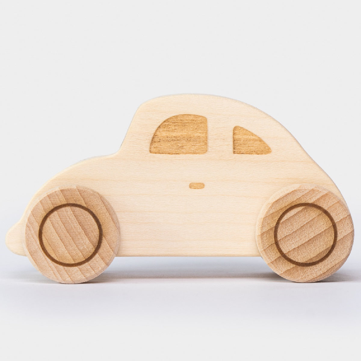 Wooden VW Beetle Car - Natural