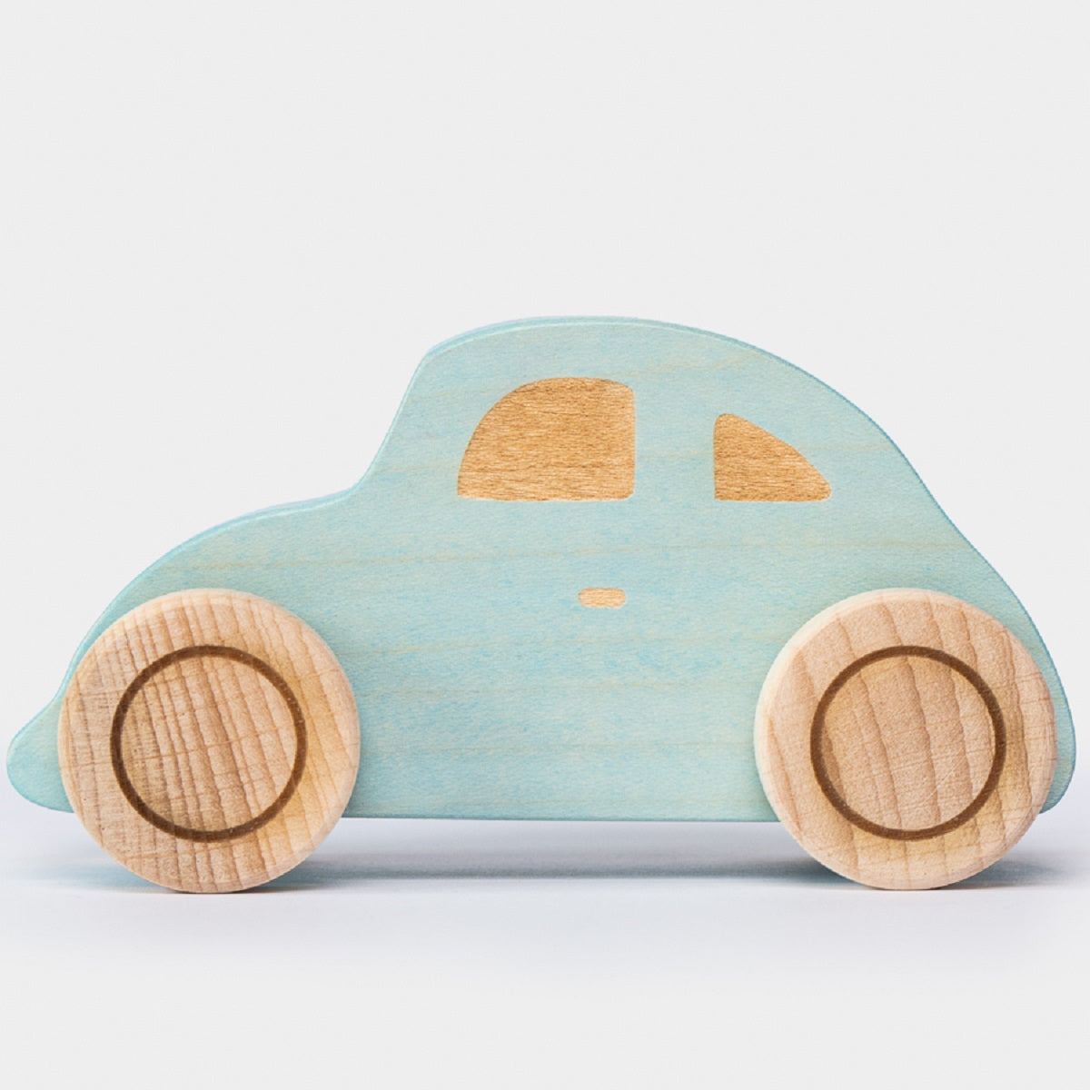 Wooden VW Beetle Car - Blue