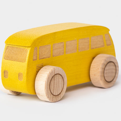 Wooden VW Camper Van - Yellow