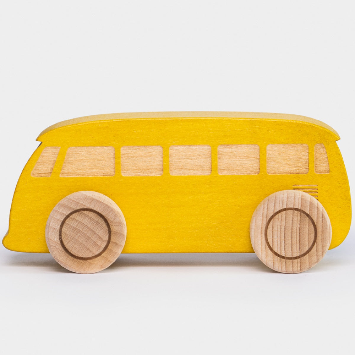 Wooden VW Camper Van - Yellow
