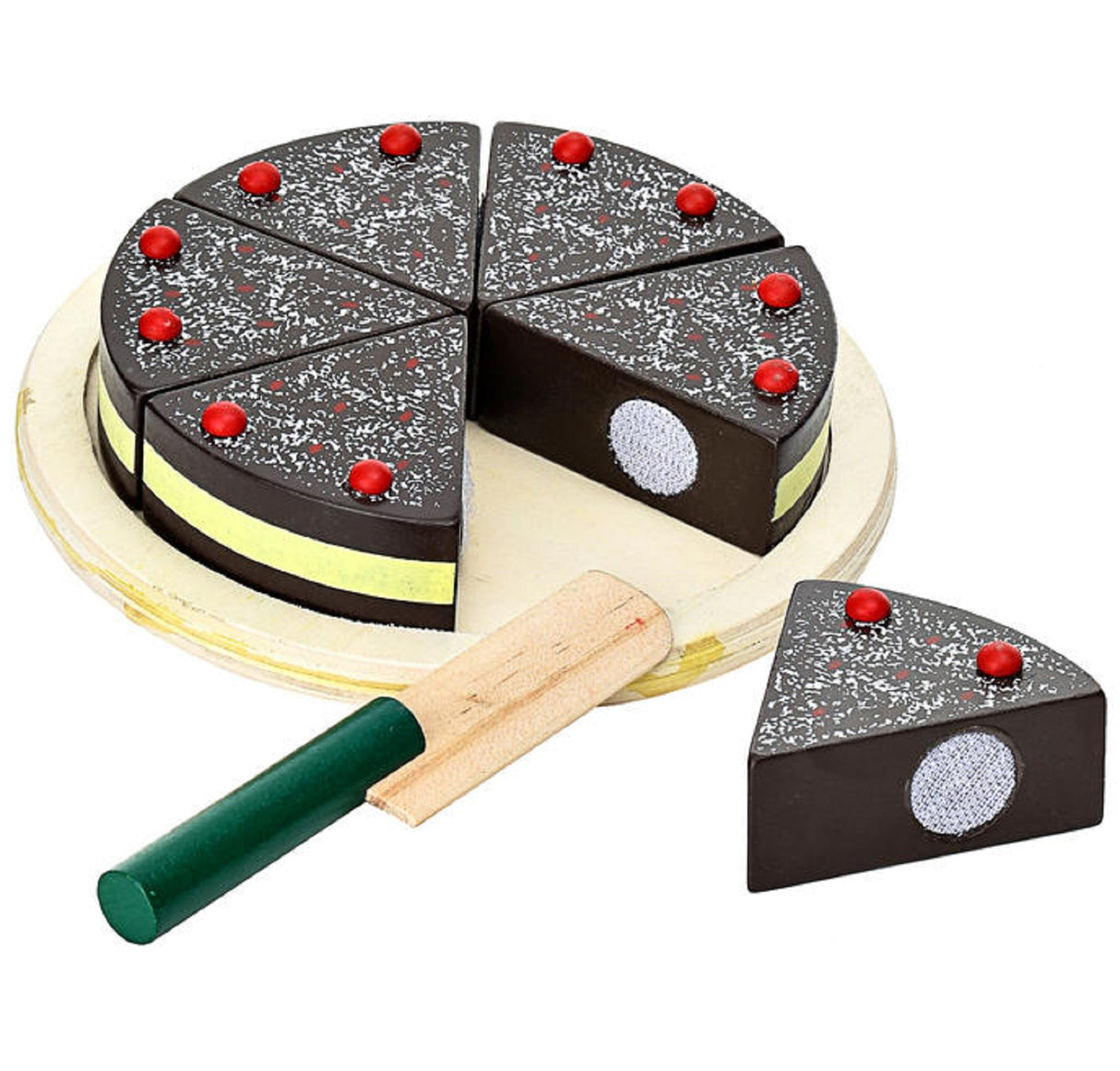 Slicing Chocolate Cake in a Box