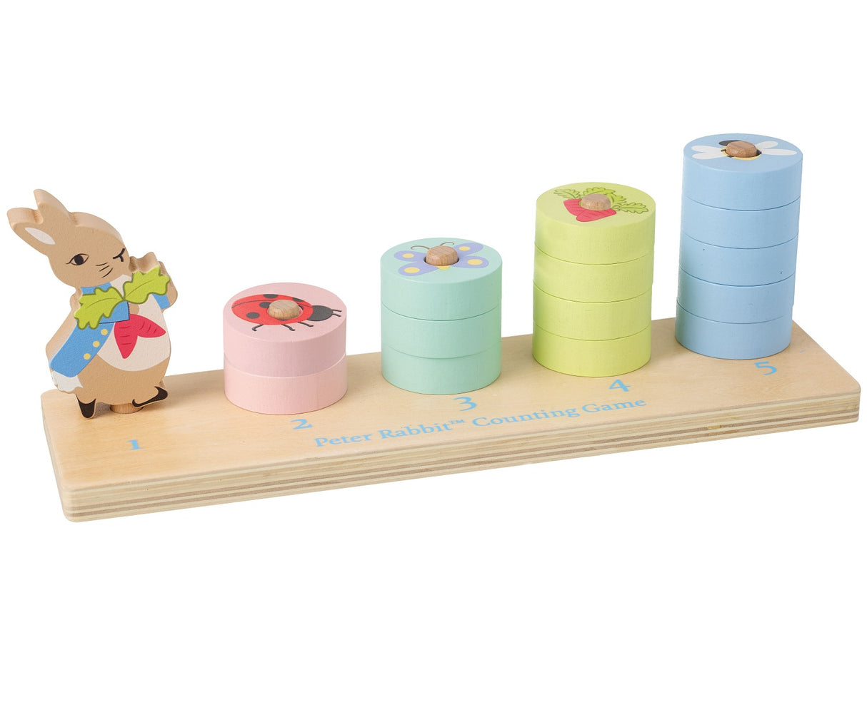 Peter Rabbit Counting and Stacking Game