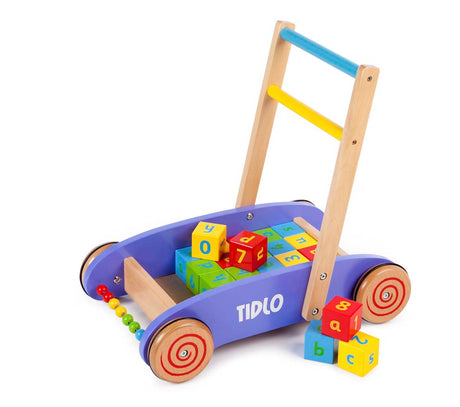 Tidlo Baby Walker with ABC Blocks