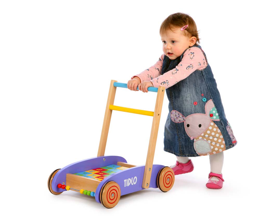 Tidlo Baby Walker with ABC Blocks