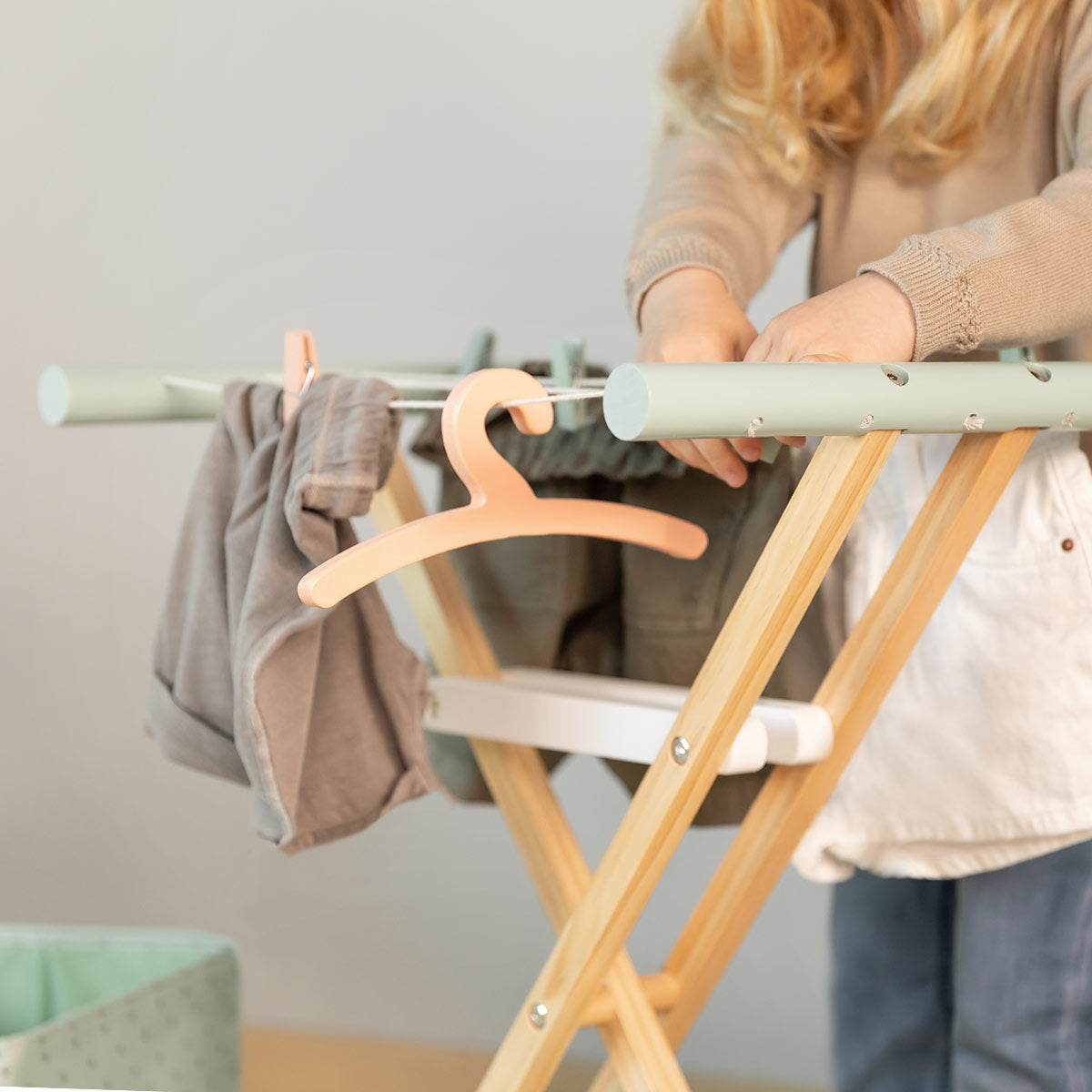 Wooden Toy Laundry Day Set