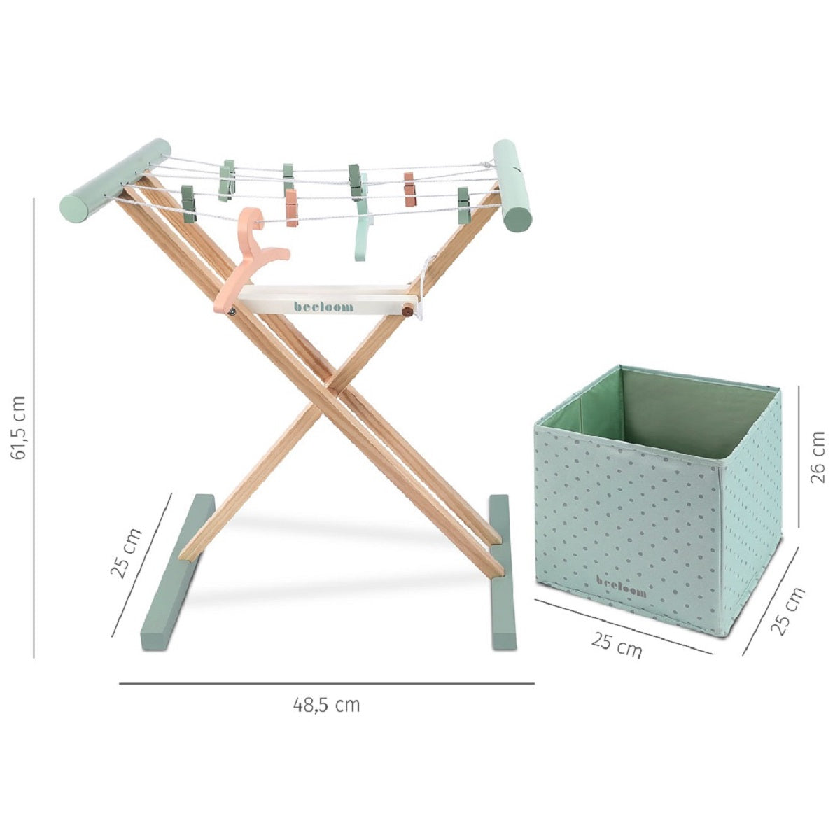 Wooden Toy Laundry Day Set