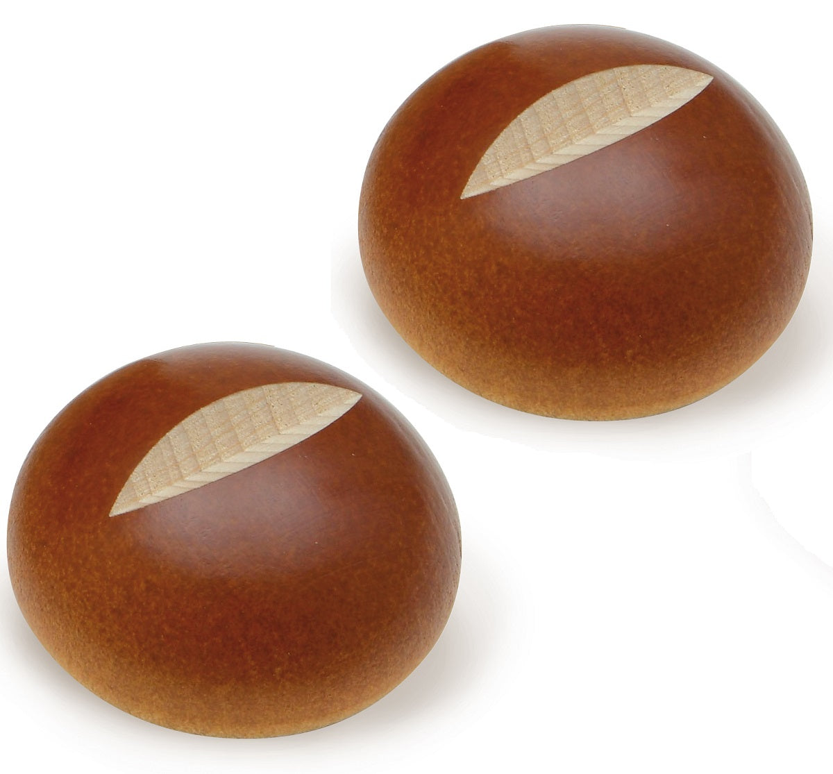 2 x Wooden Bread Rolls