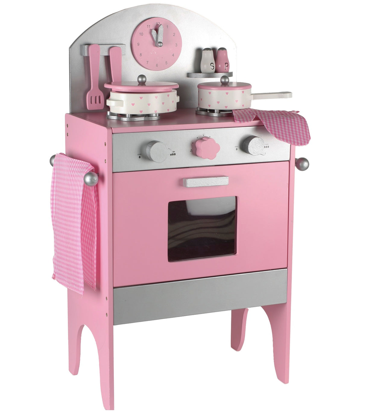 Pink 10 Piece Kitchen Set