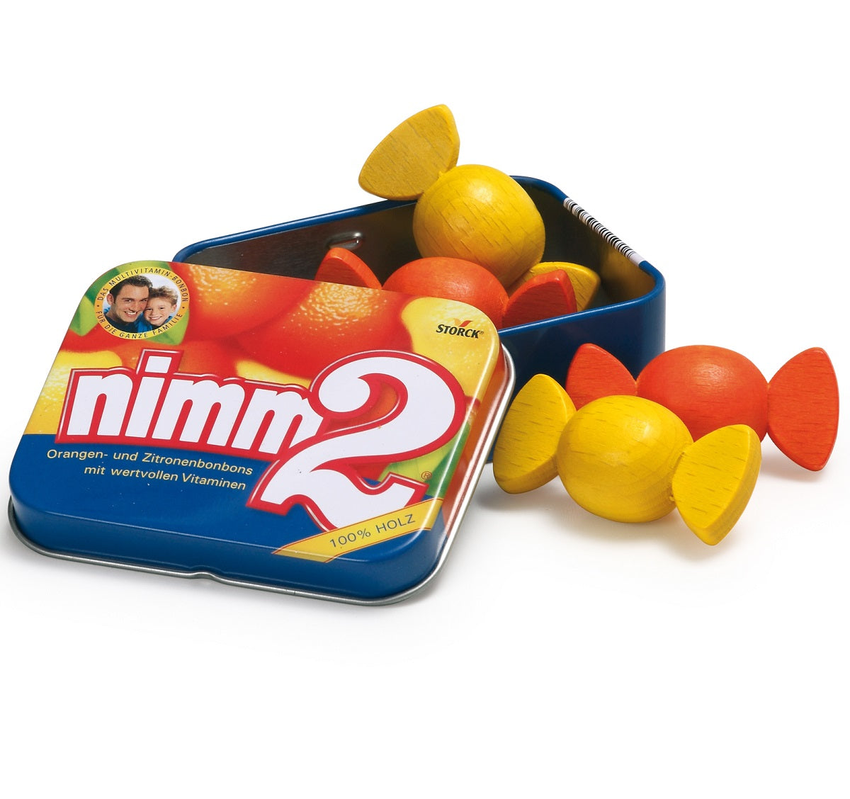 Tin of Wooden Sweets