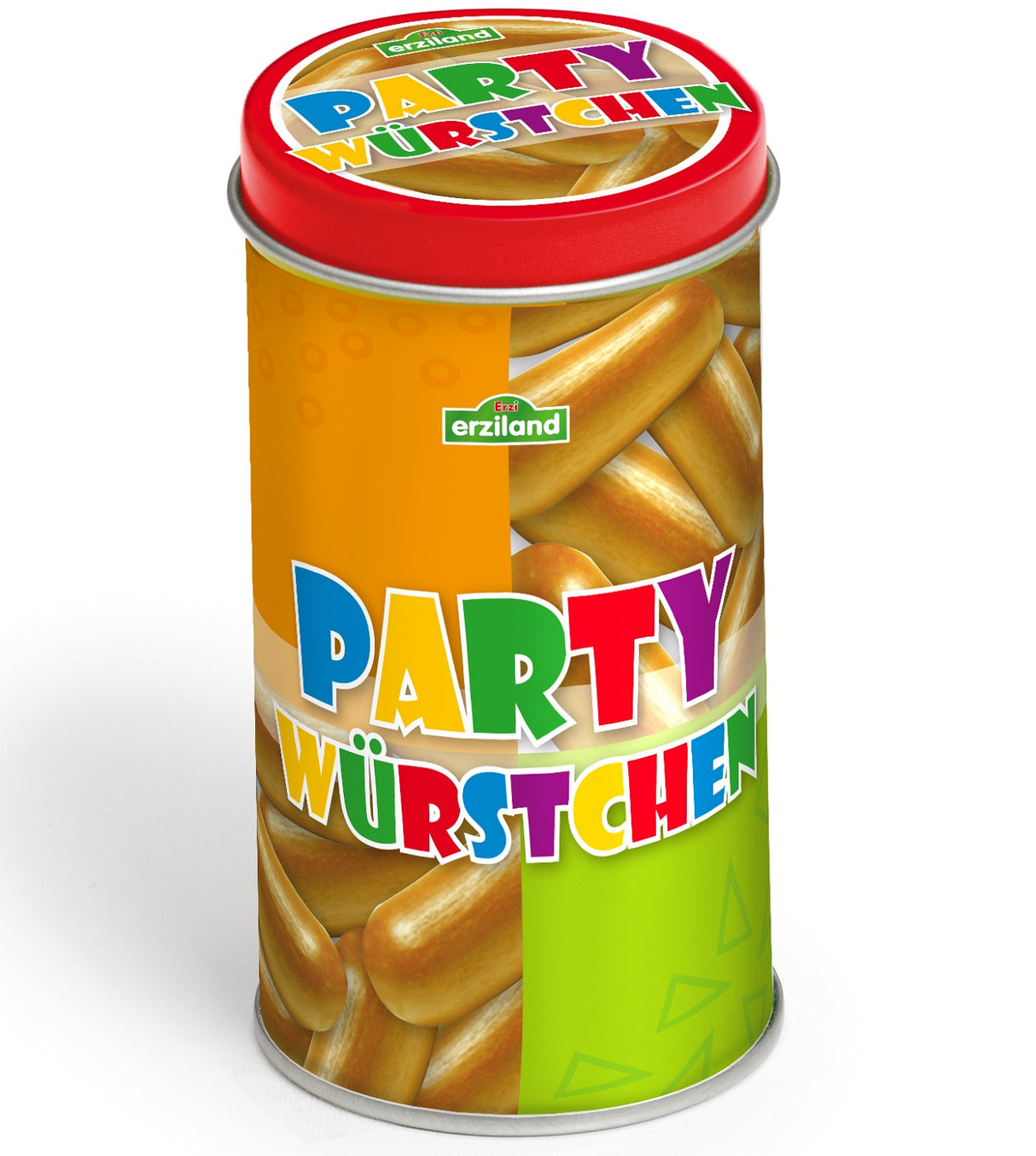 Tin of Wooden Party Sausages