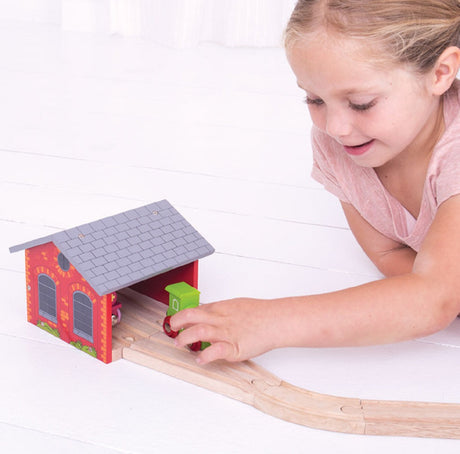 BigJigs Double Engine Shed