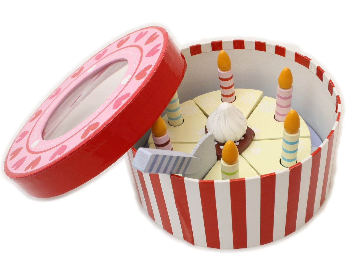 Pink Vanilla Birthday Cake