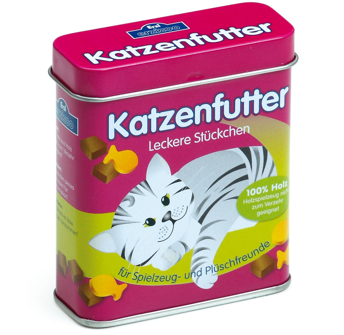 Tin of Wooden Cat Food