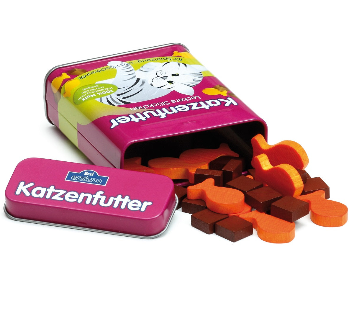 Tin of Wooden Cat Food