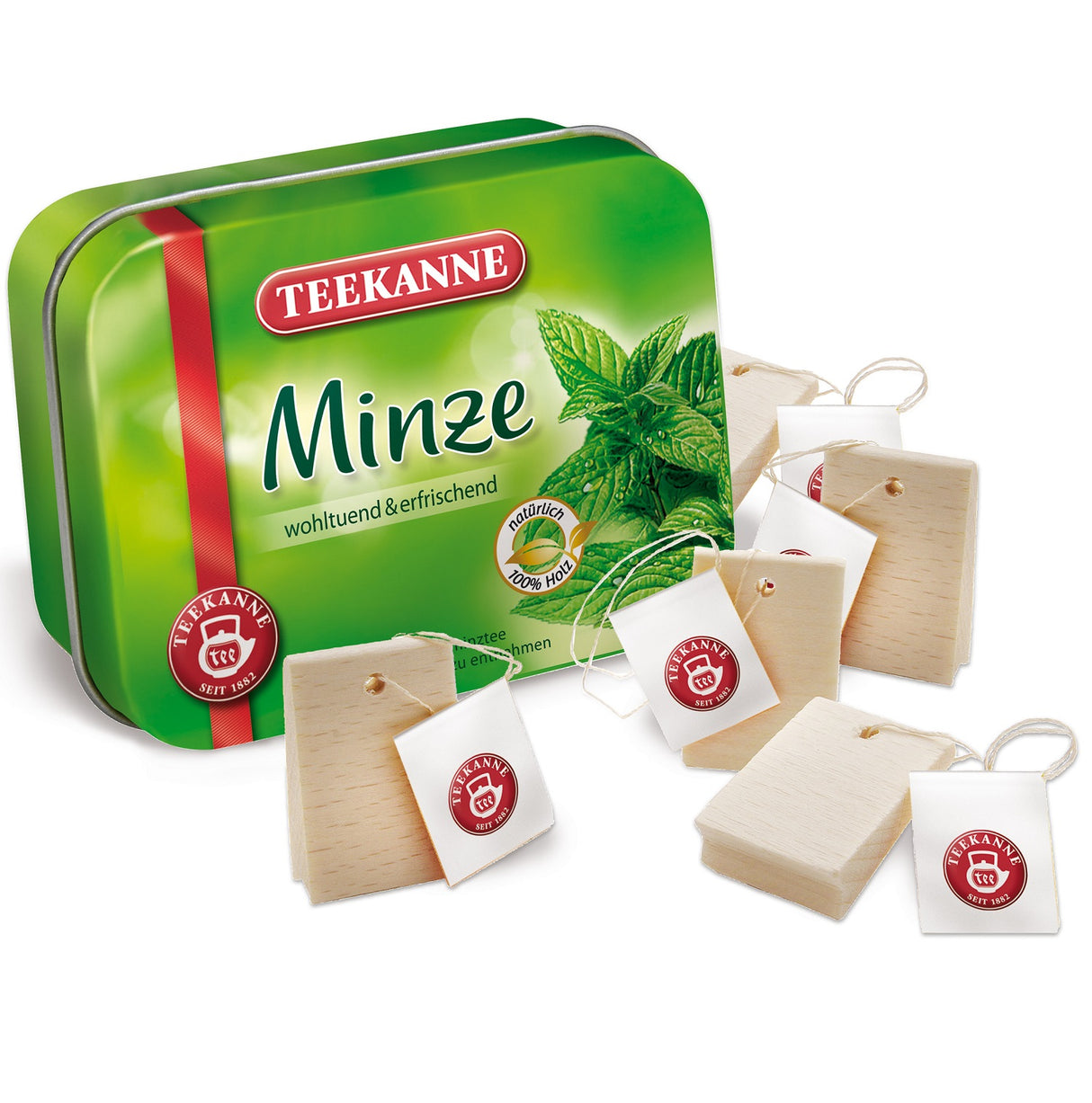 Tin of Wooden Tea Bags