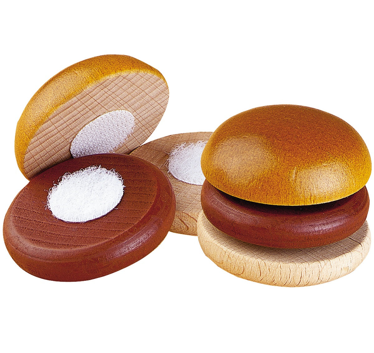 1 x Slicing Wooden Hamburger