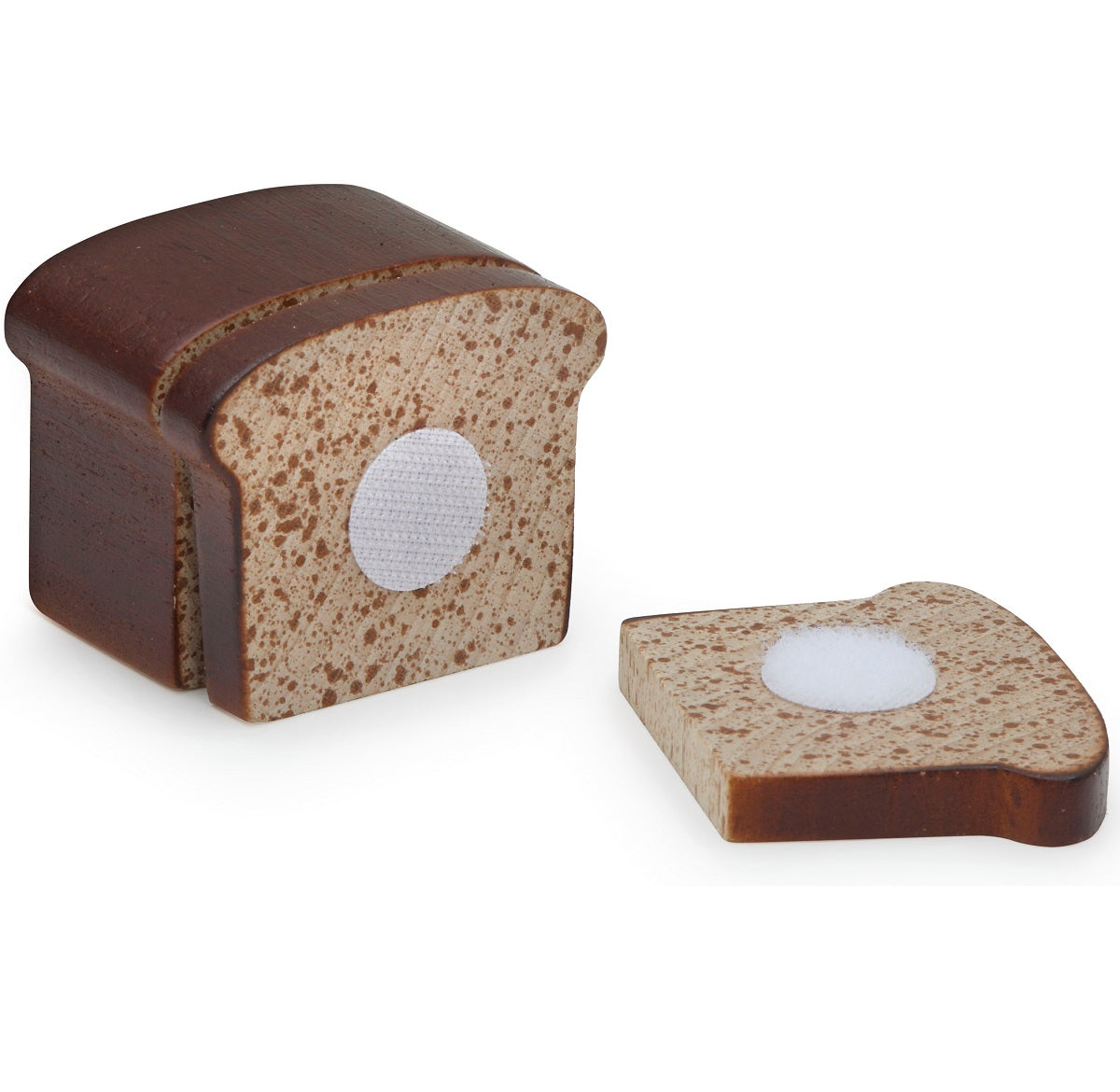 1 x Slicing Wooden Loaf of Brown Bread