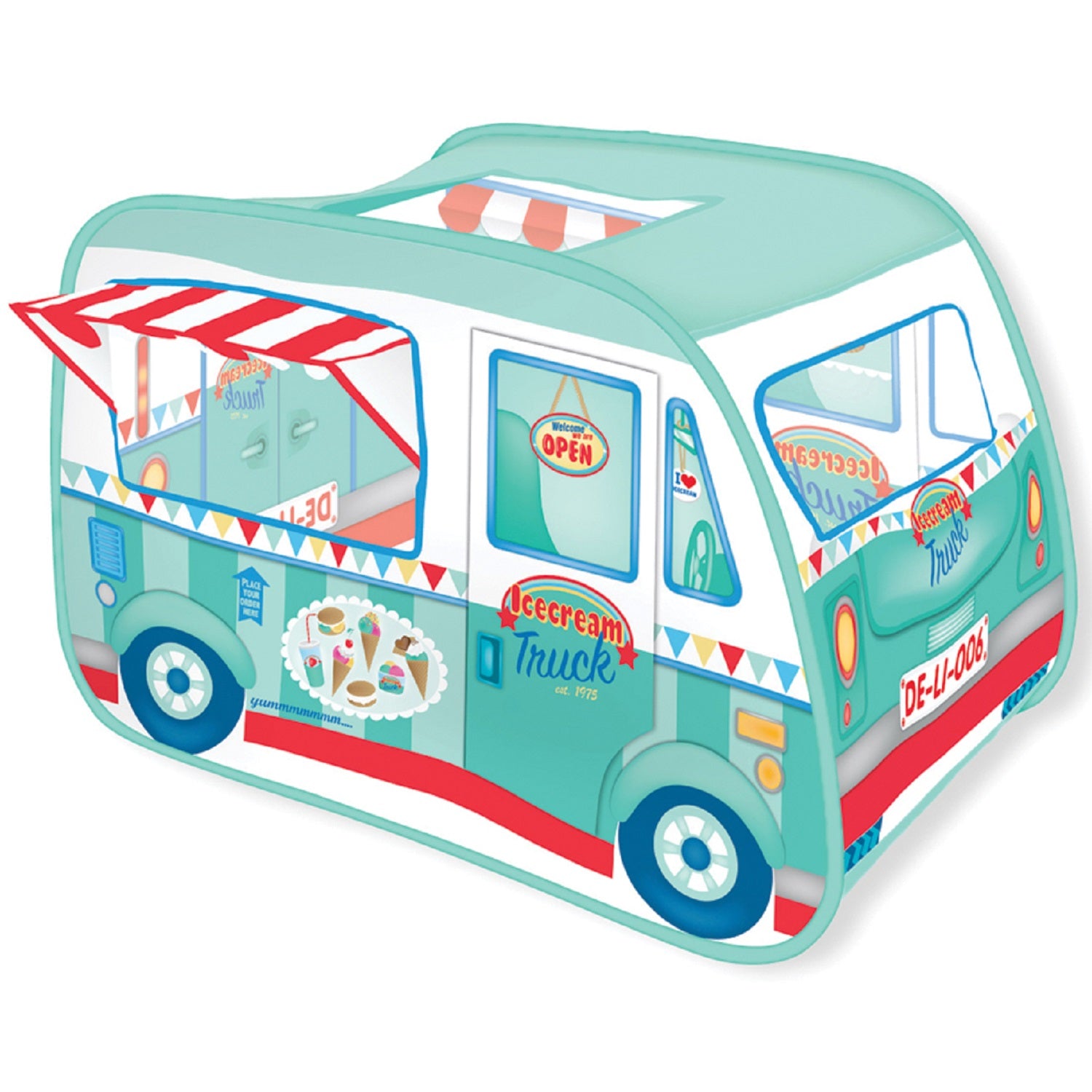 Pop-It-Up Play Tent - Vintage Ice Cream Truck