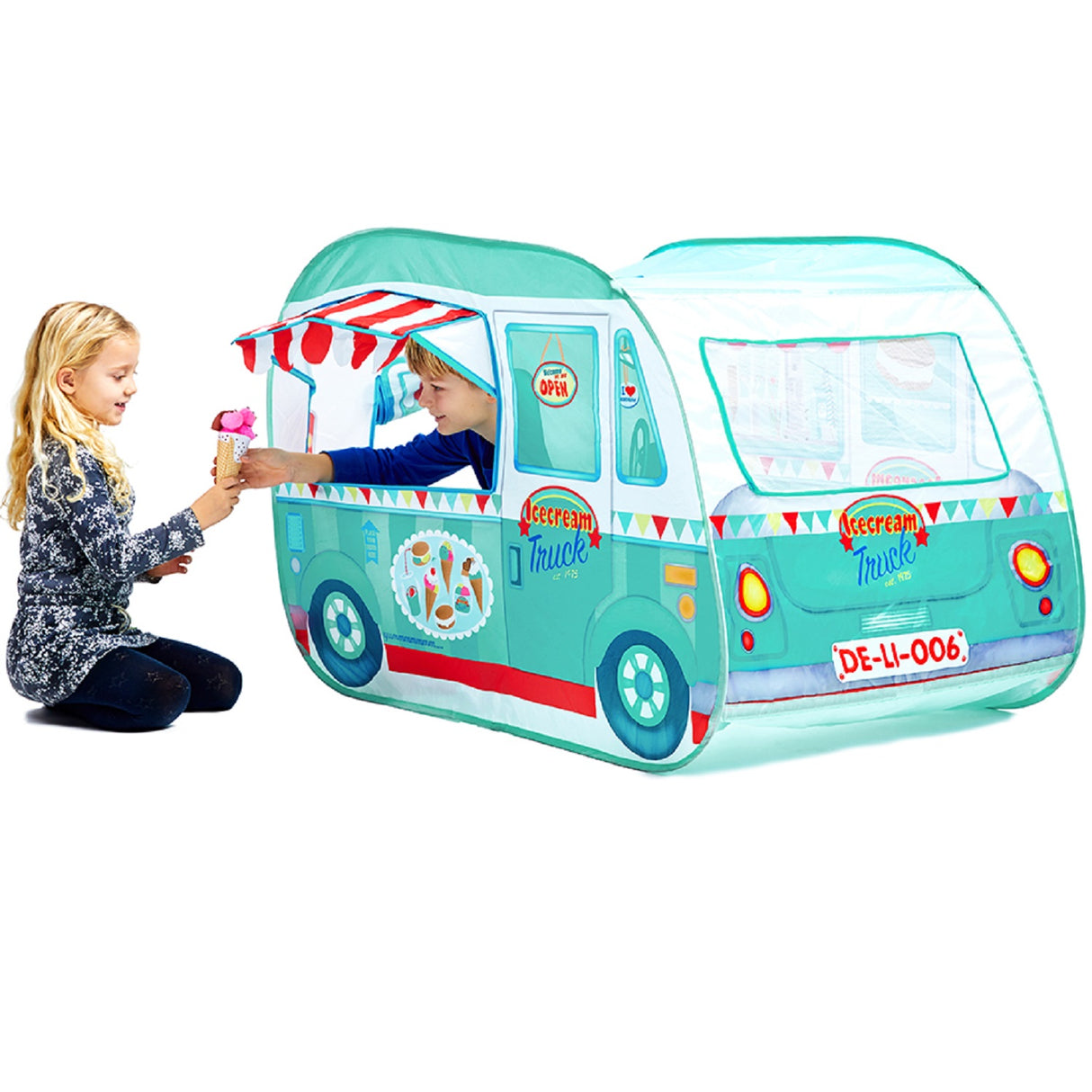 Pop-It-Up Play Tent - Vintage Ice Cream Truck