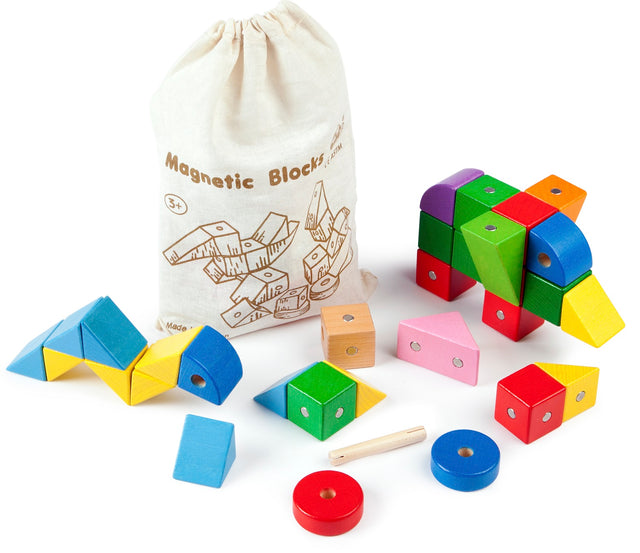 Magnetic Wooden Blocks