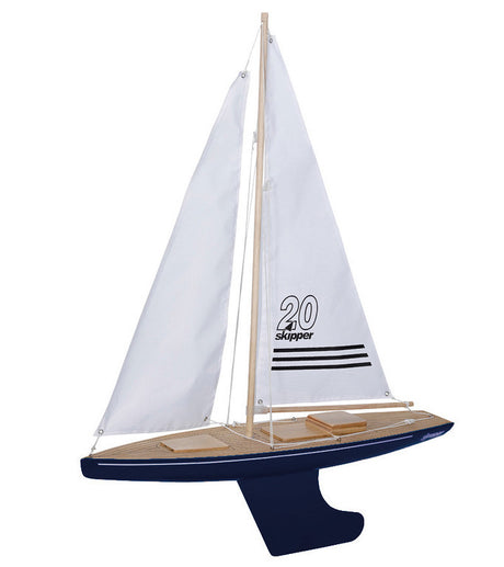 Offshore Hull 20 inch Pond Yacht - Blue Hull