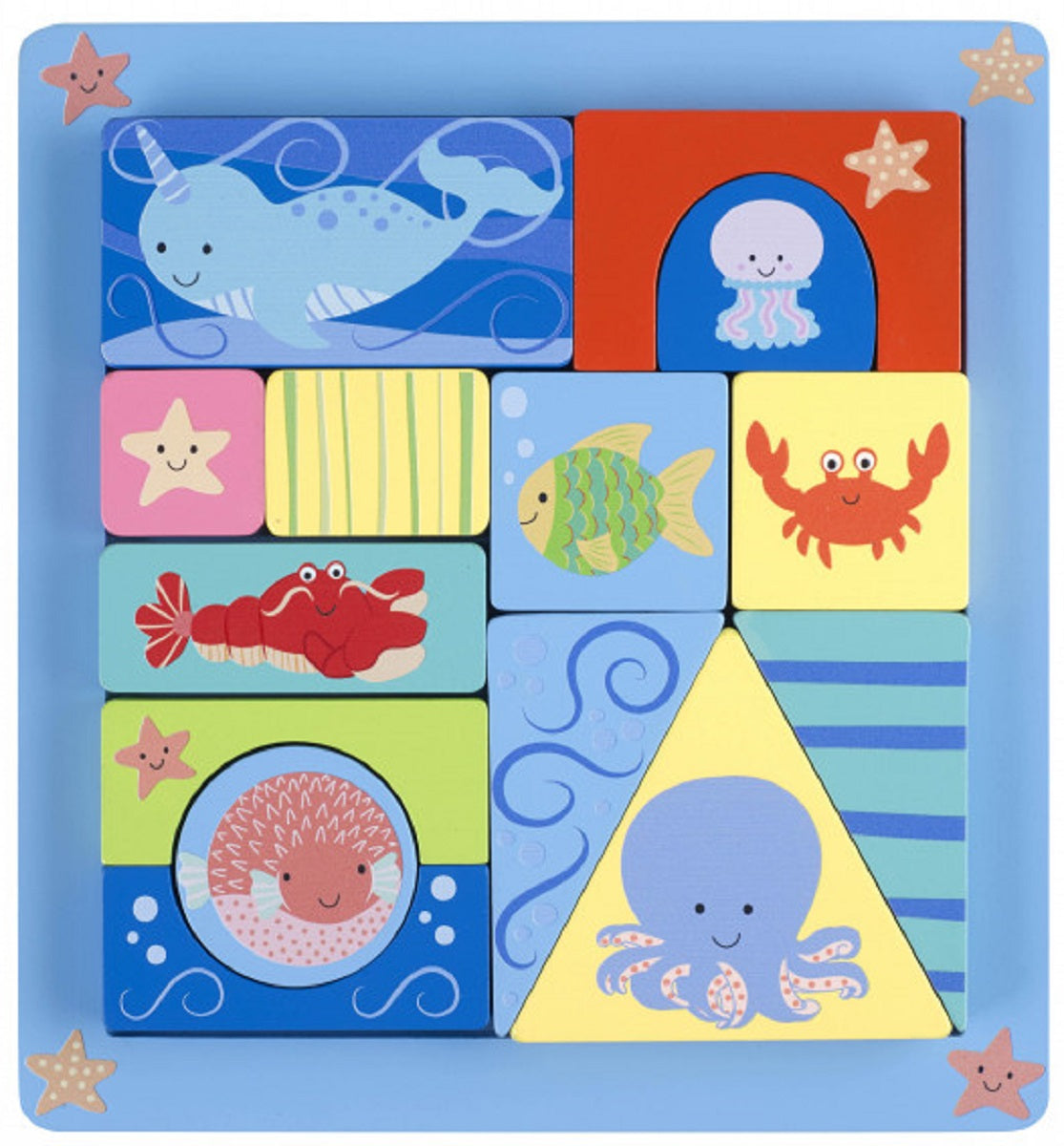 Block Tray Puzzle - Sealife
