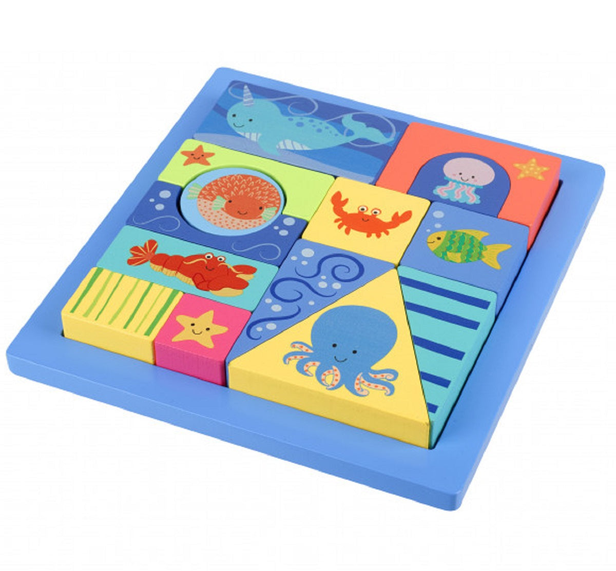 Block Tray Puzzle - Sealife