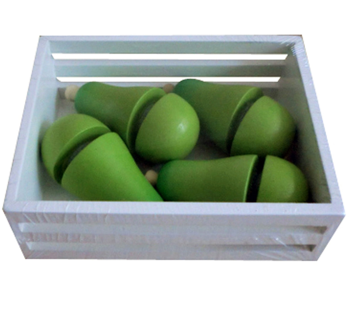 Crate of Wooden Pears