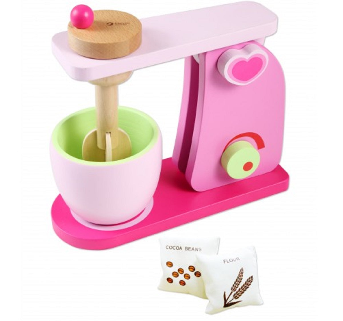 Classic Wooden Food Mixer Set
