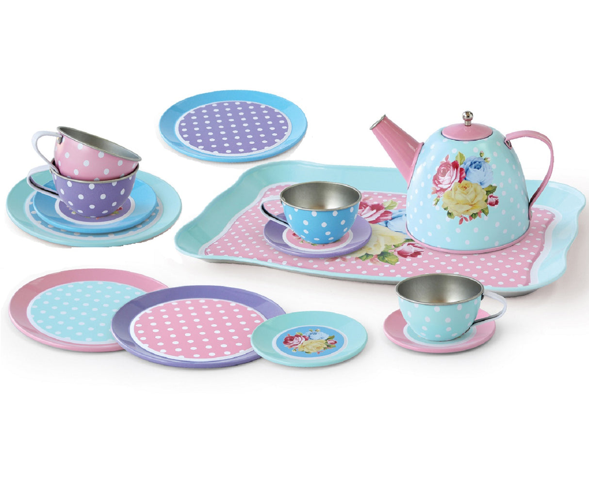 Rose Tea Set - 15 Pieces