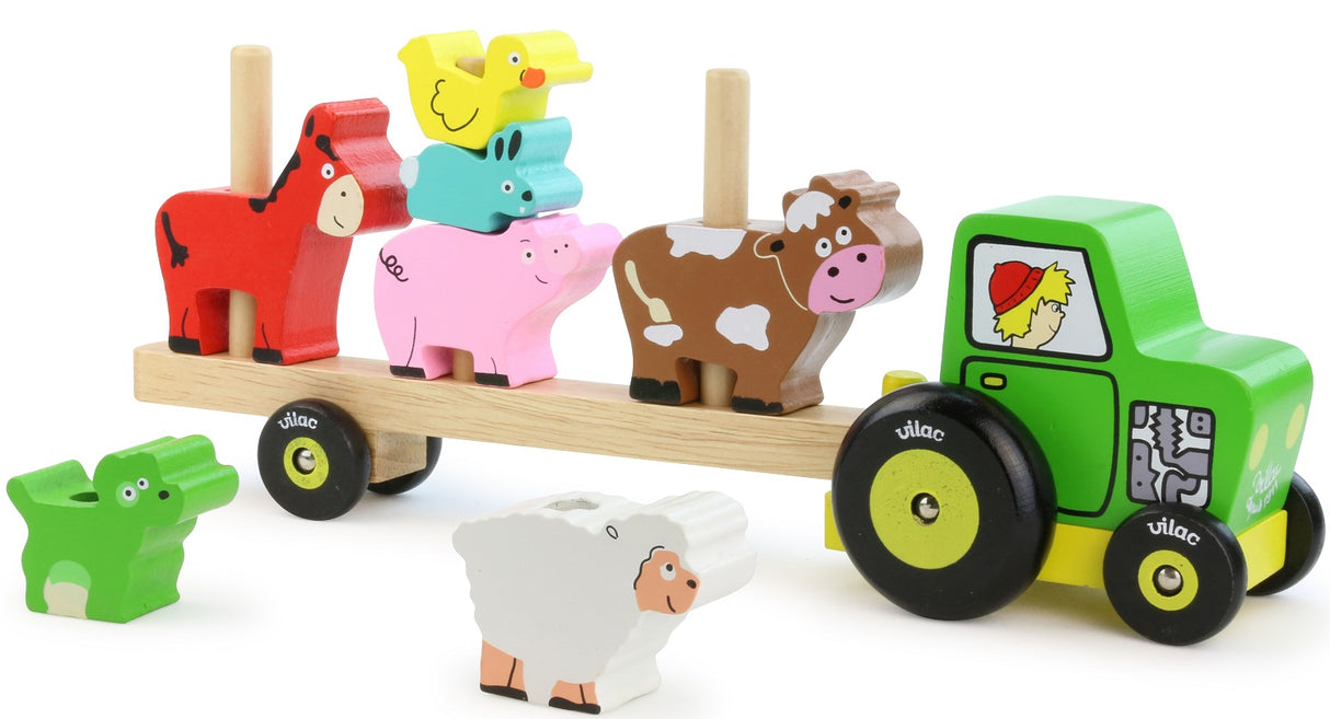 Stacking Tractor and Animals Play Set
