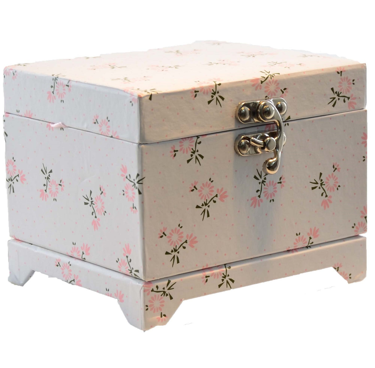 Floral Ballerina Musical Jewelry Box