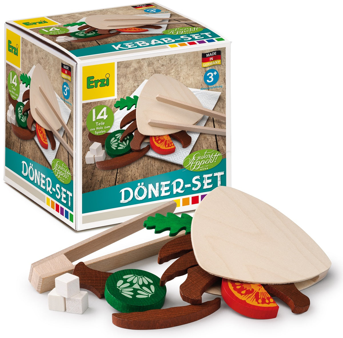 Wooden Kebab Play Food Set