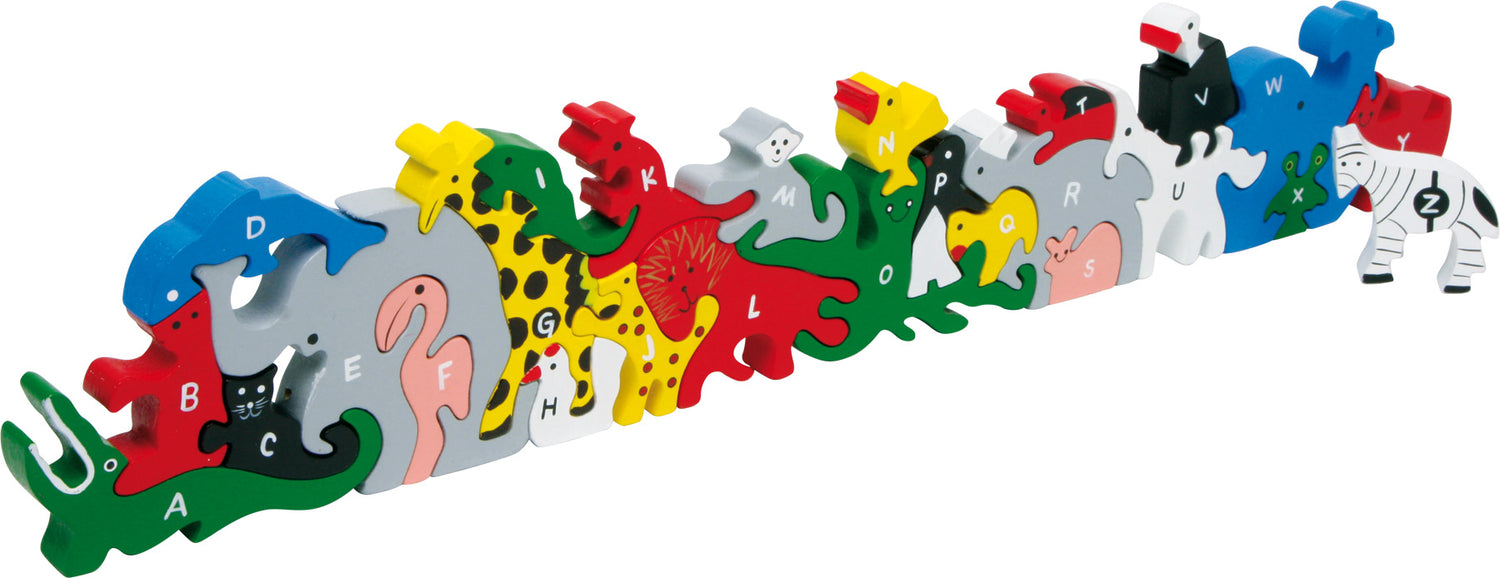 Animal Letter and Number Puzzle