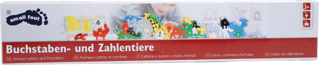 Animal Letter and Number Puzzle