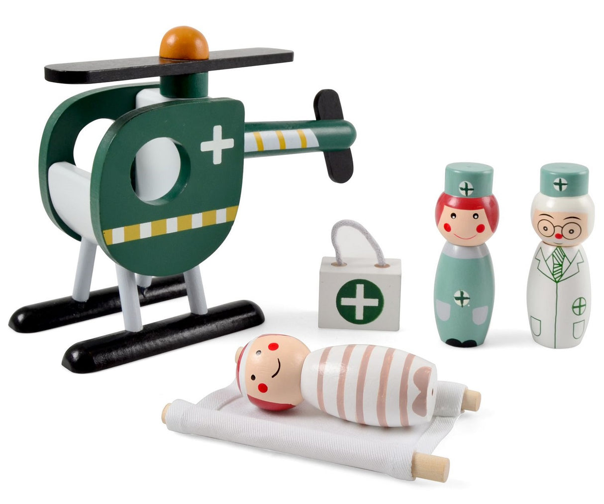 Rescue Helicopter with Doctors