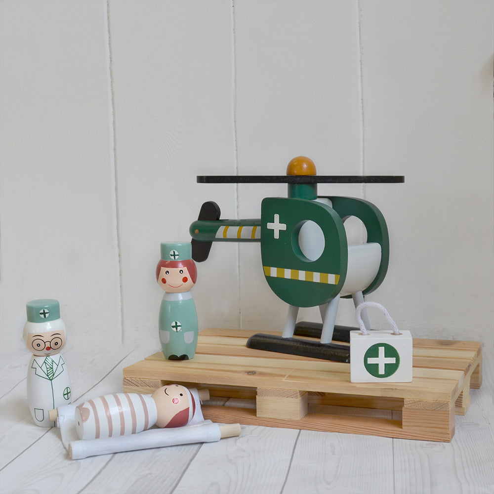 Rescue Helicopter with Doctors