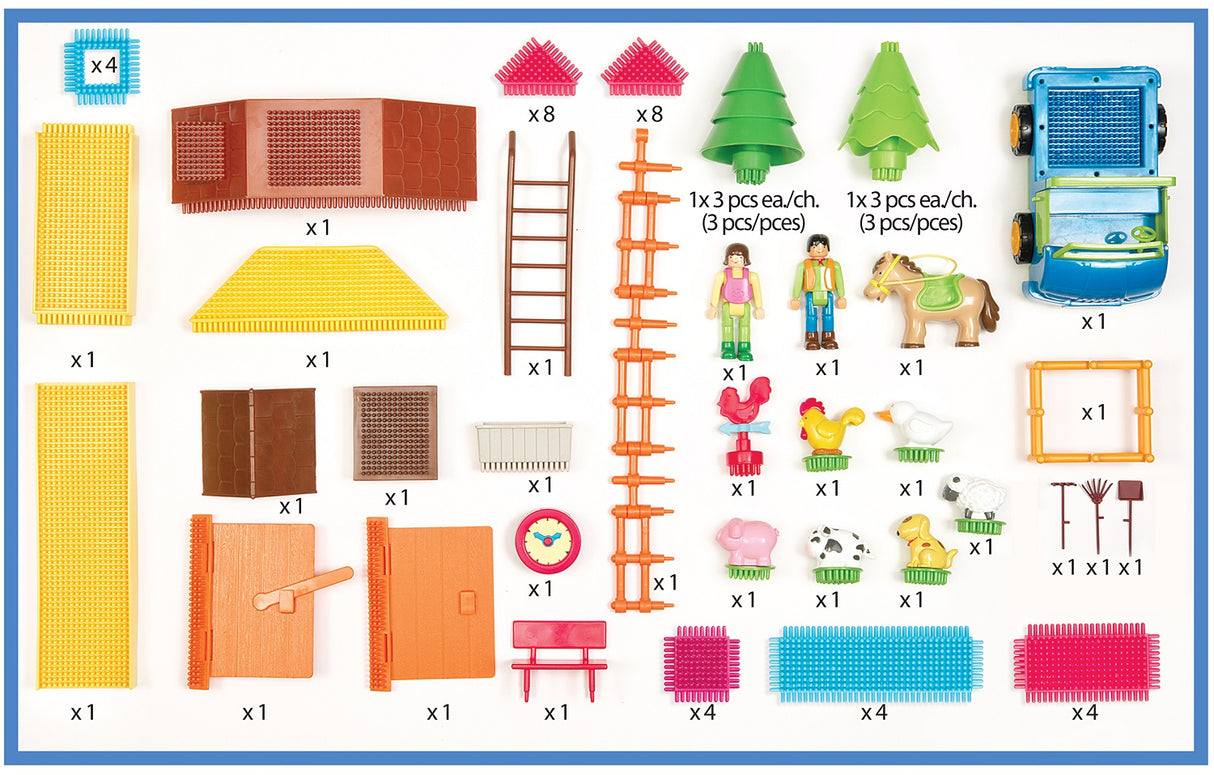 Bristle Blocks Farm Set