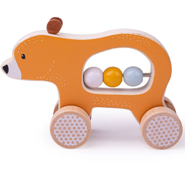 Push Along Wooden Bear - FSC 100%