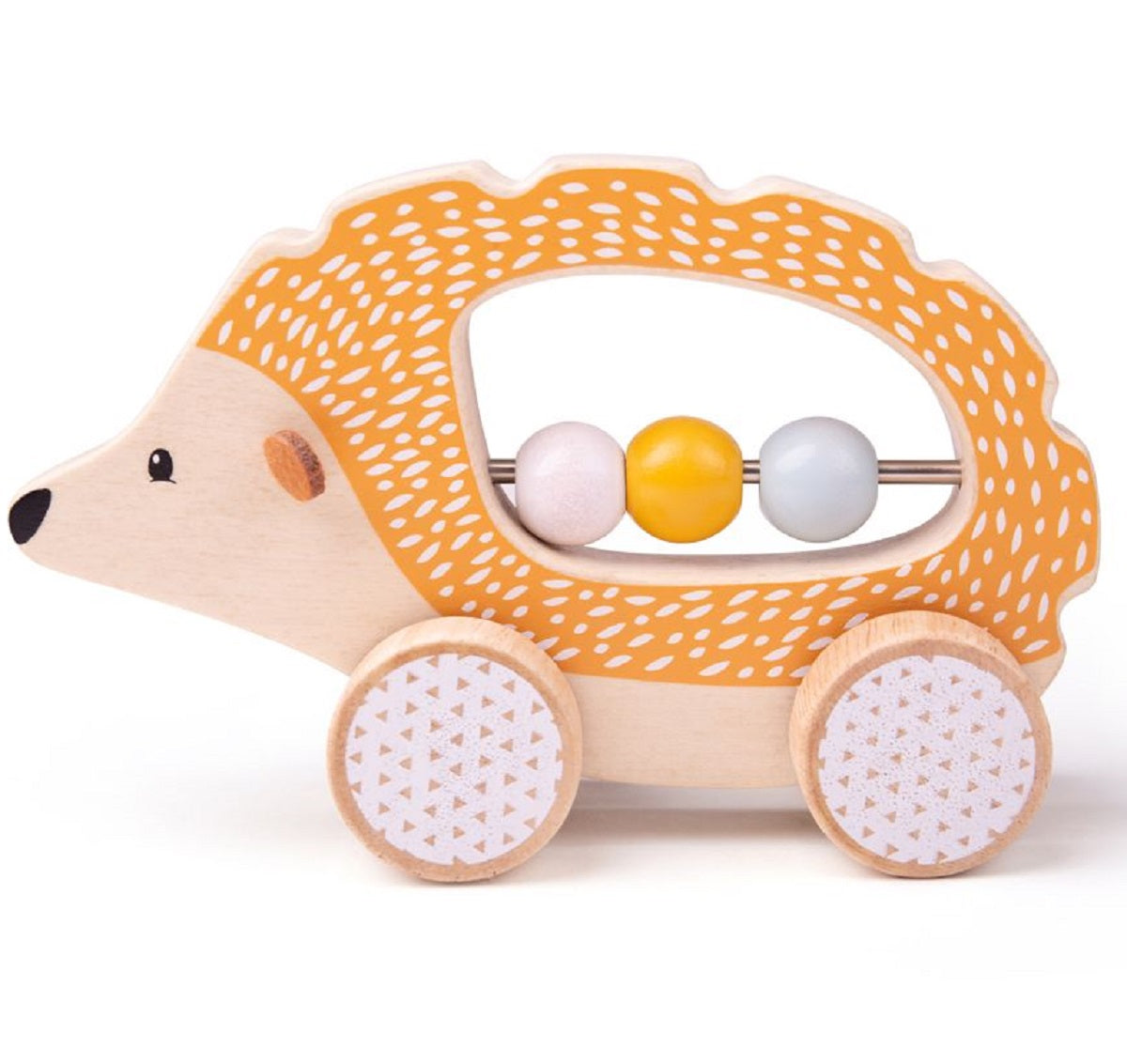 Push Along Wooden Hedgehog