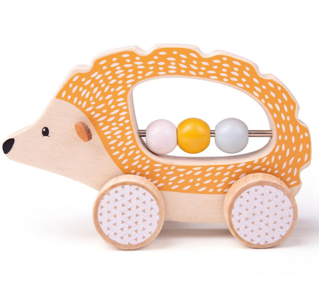 Push Along Wooden Hedgehog